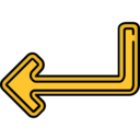 arrows,multimedia option,back,direction,directional,left arrow,previous